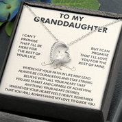 To my Granddaughter - Forever Love Necklace