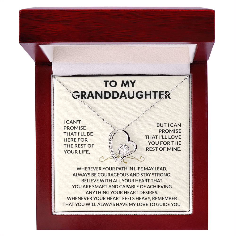 To my Granddaughter - Forever Love Necklace