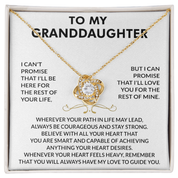 To my Granddaughter - Love Knot Necklace