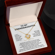 To my Granddaughter - Love Knot Necklace