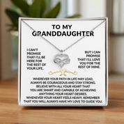 To my Granddaughter - Infinity Heart Necklace
