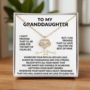 To my Granddaughter - Infinity Heart Necklace