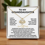 To my Granddaughter - Infinity Heart Necklace