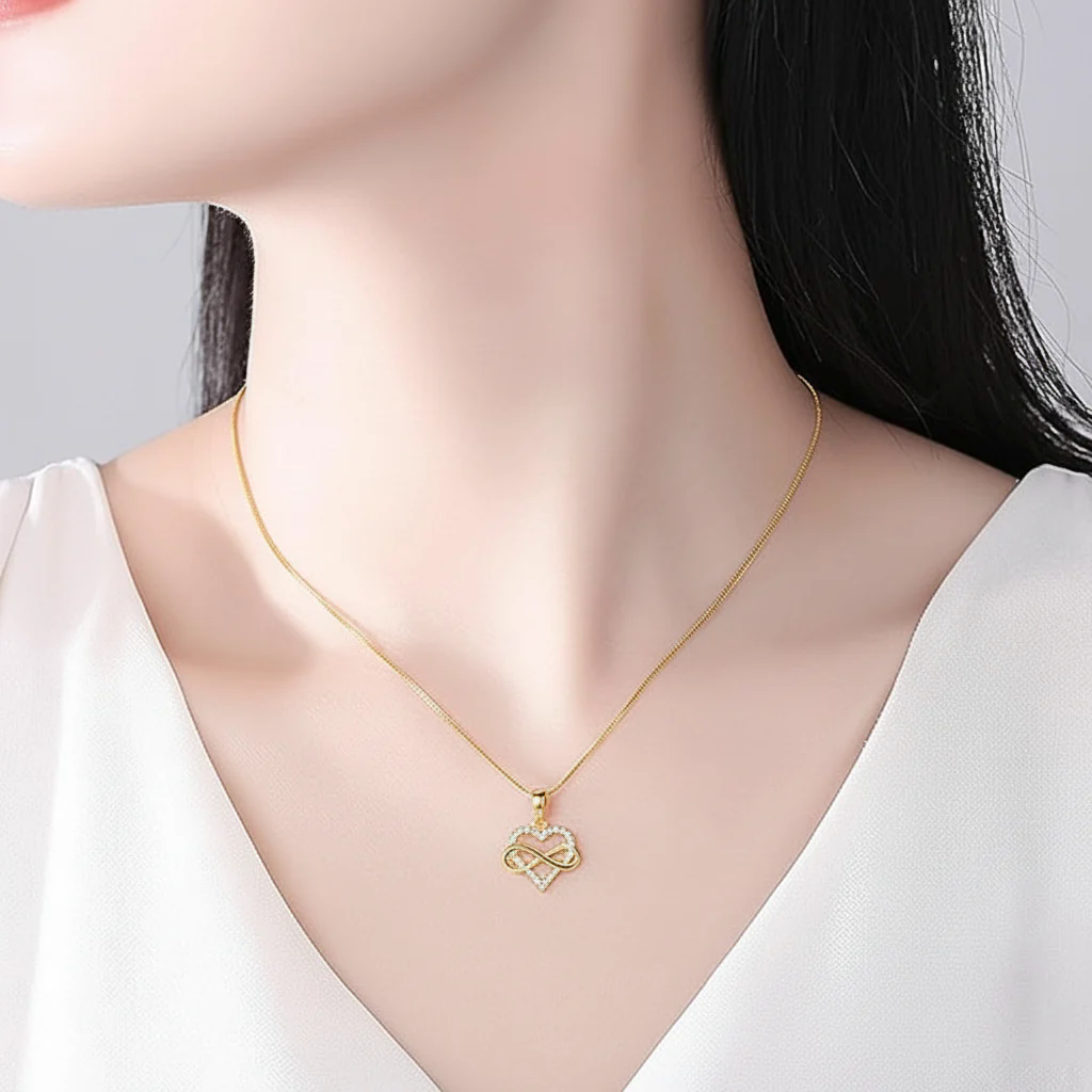 To my Granddaughter - Infinity Heart Necklace
