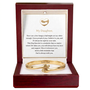 To my Daughter - Hug Bracelet