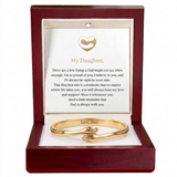 To my Daughter - Hug Bracelet