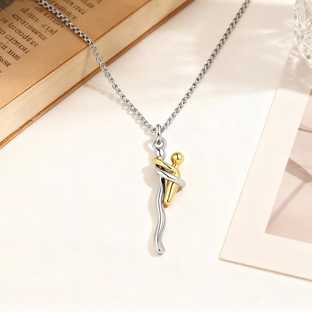 To my Daughter - Hug Necklace