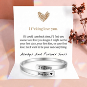 To my Love - I F*cking Love You Bracelet