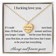To my Love - I F*cking Love You Necklace