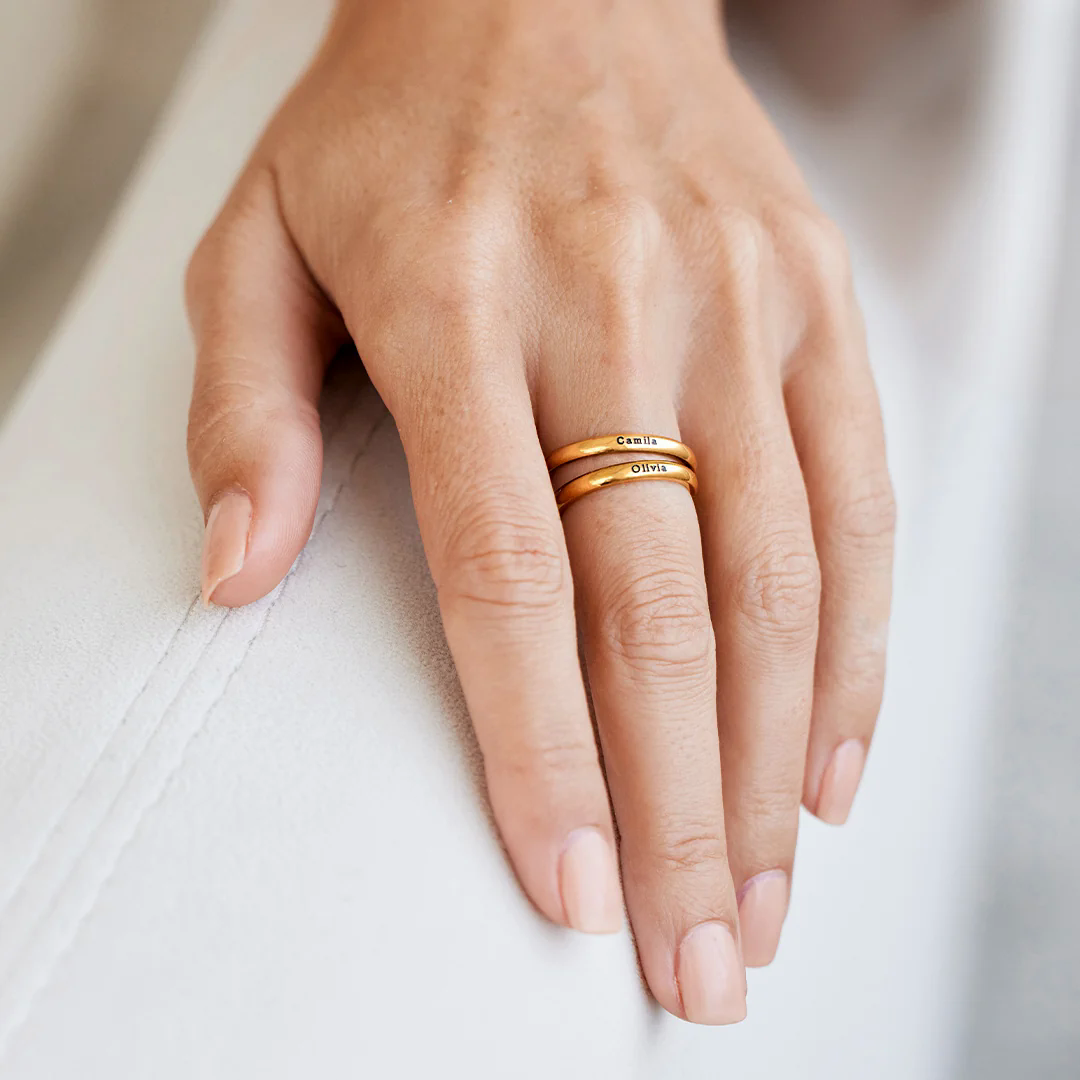 Tiny Name Ring