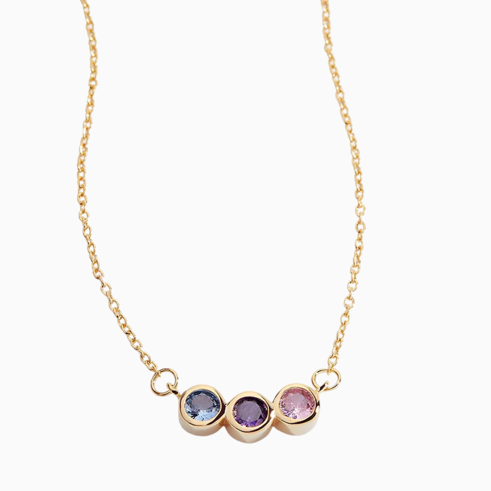 Family Birthstones Necklace
