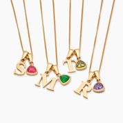 To my Daughter - Birthstone Love Letter Necklace