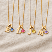 To my Daughter - Birthstone Love Letter Necklace