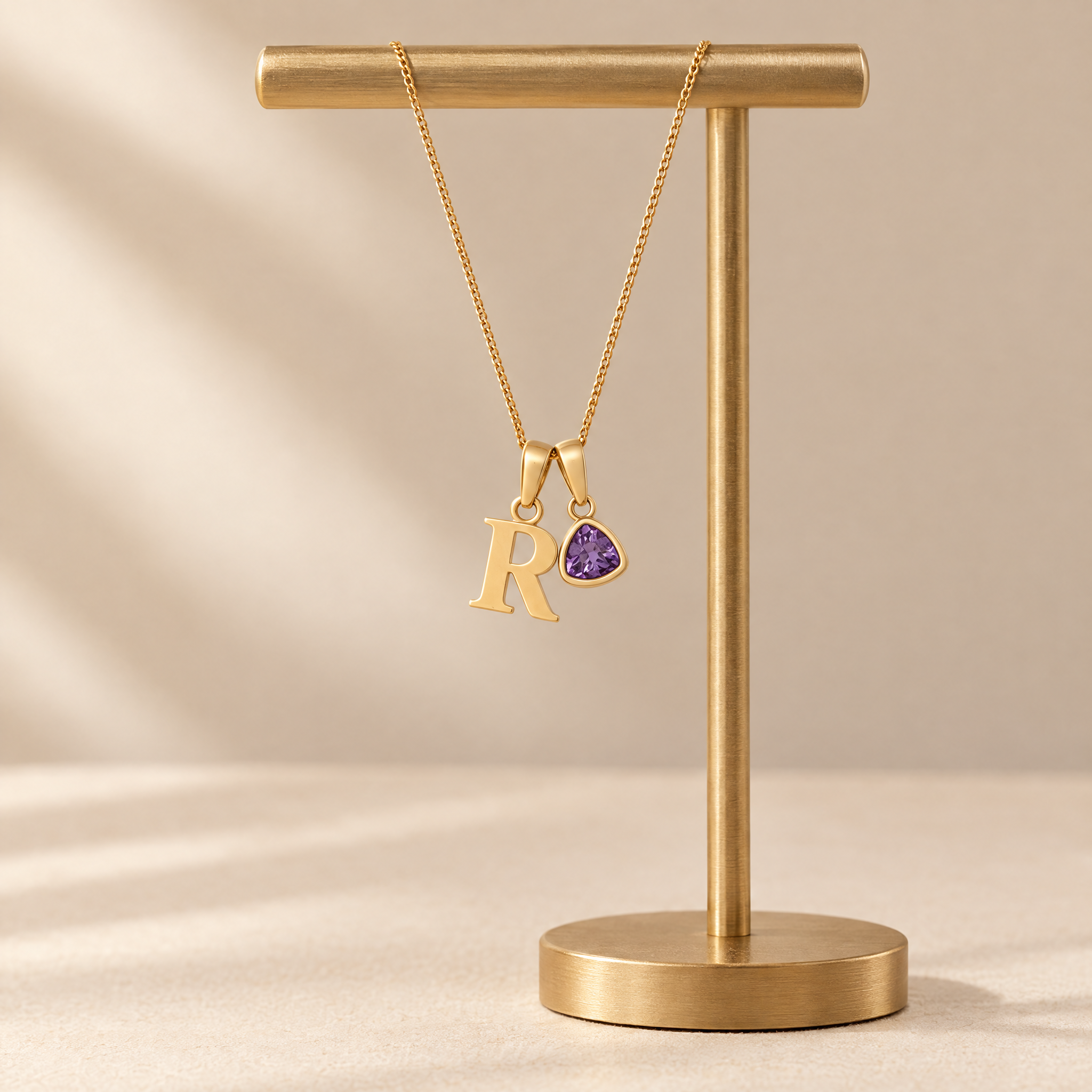 To my Daughter - Birthstone Love Letter Necklace