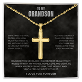 To my Grandson - Cross Necklace