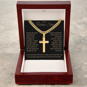 To my Bonus Son - Artisan Cross Chain