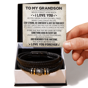 To my Grandson - Love You Forever Bracelet