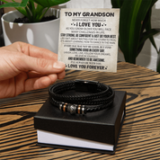 To my Grandson - Love You Forever Bracelet