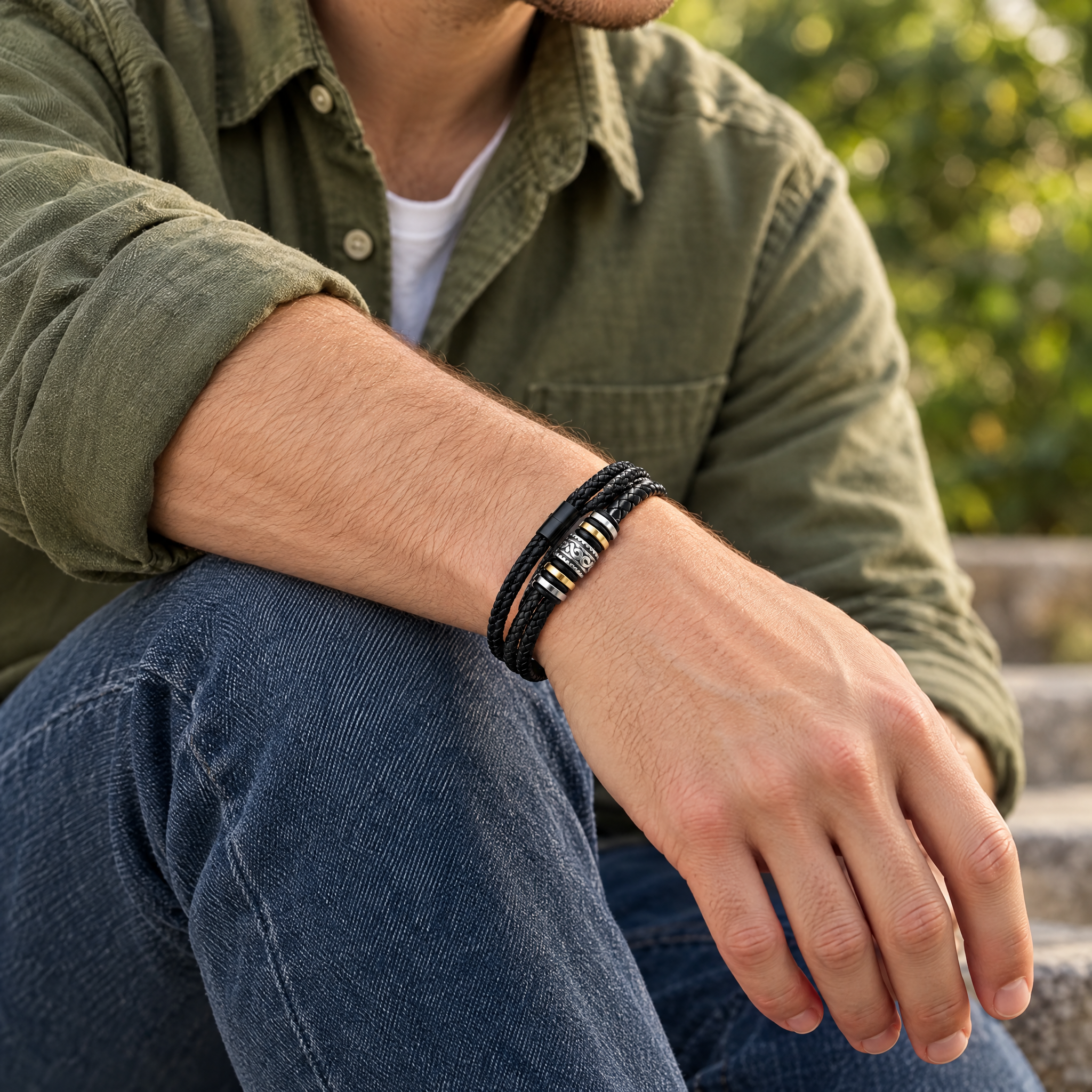 To my Grandson - Love You Forever Bracelet
