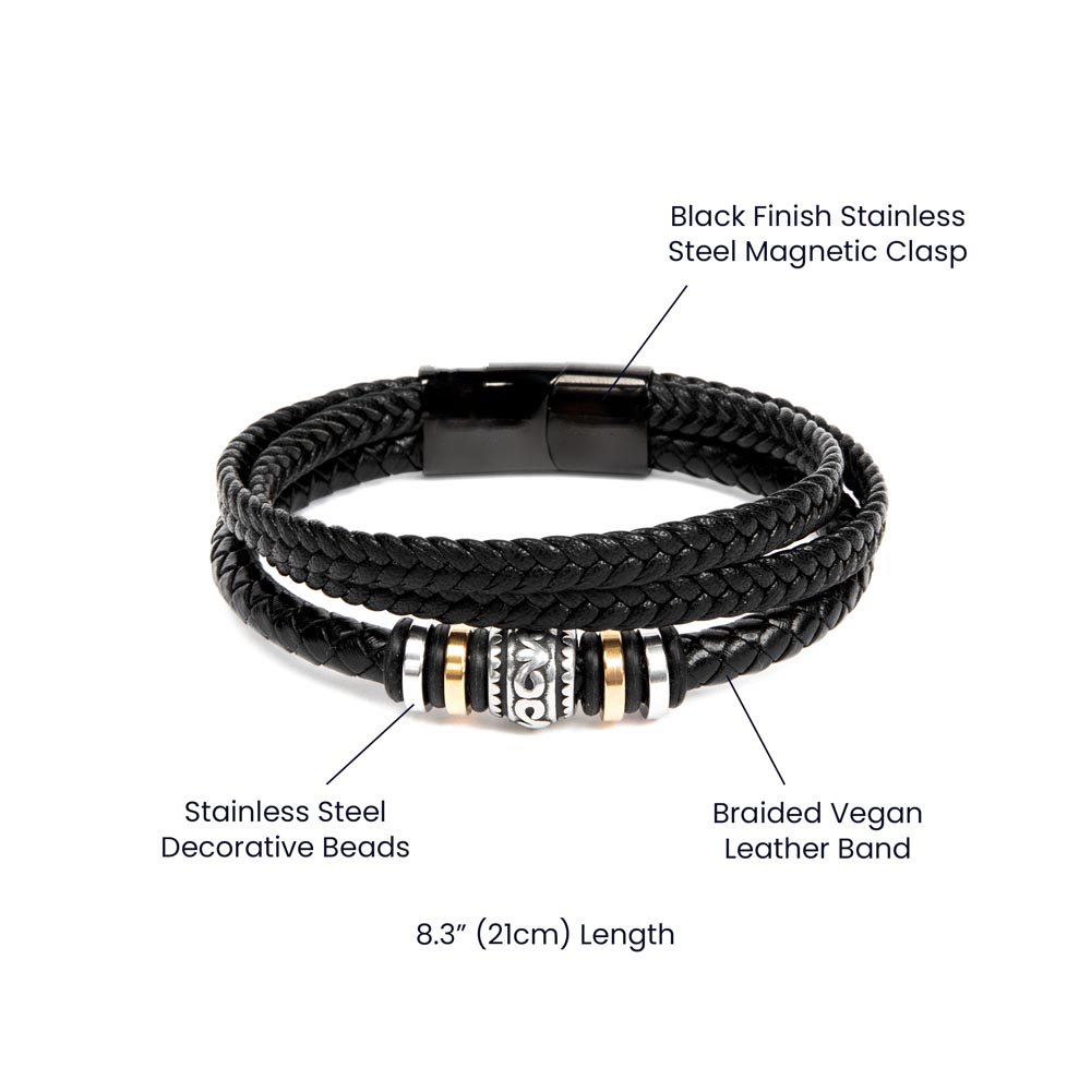 To my Grandson - Love You Forever Bracelet