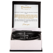 To my Grandson - Cross Bracelet