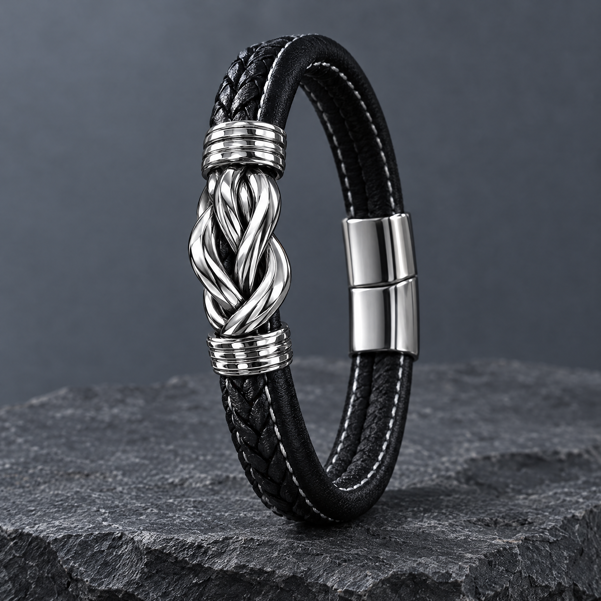 To my Grandson - Love Knot Bracelet