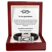 To my Grandson - Love Knot Bracelet - from Grandpa
