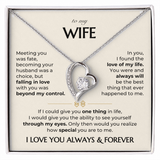 To my Wife - Always & Forever Necklace