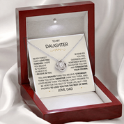 To my Daughter - Eternal Knot Necklace