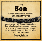 To my Son - Byzantine Chain Bracelet