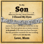 To my Son - Byzantine Chain Bracelet