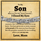 To my Son - Byzantine Chain Bracelet