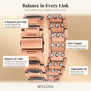 To my Man - Magnetic Copper Link Bracelet