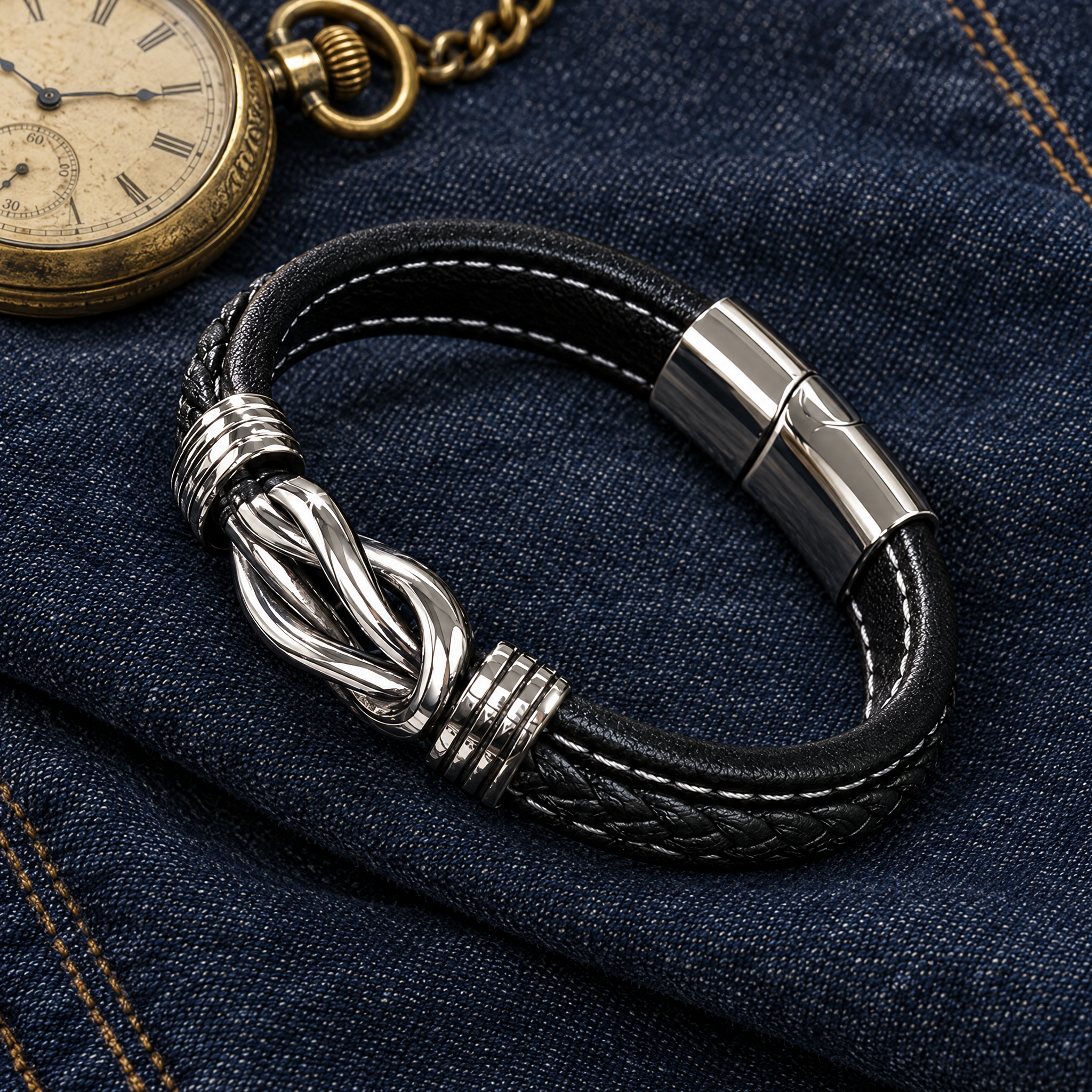 To my Husband - Forever Love Knot Bracelet