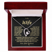 To my Wife - Forever Love Heart Necklace