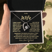 To my Wife - Forever Love Heart Necklace