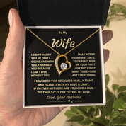 To my Wife - Forever Love Heart Necklace
