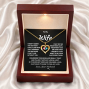To my Wife - Forever Love Birthstone Necklace