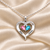 To my Wife - Forever Love Birthstone Necklace