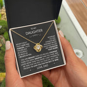 To my Daughter - Love Knot Necklace