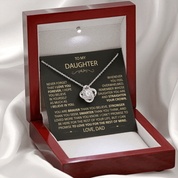 To my Daughter - Love Knot Necklace - detail 5