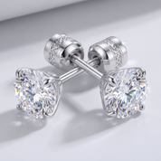925 Silver Cubic Earrings detail