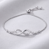 Infinity love - Sterling Silver Bracelet