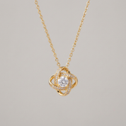 Forever Knot Necklace - 18kt Gold Plated