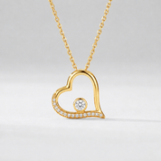 To My Soulmate, Everlasting Romance Necklace - 18kt Gold Plated