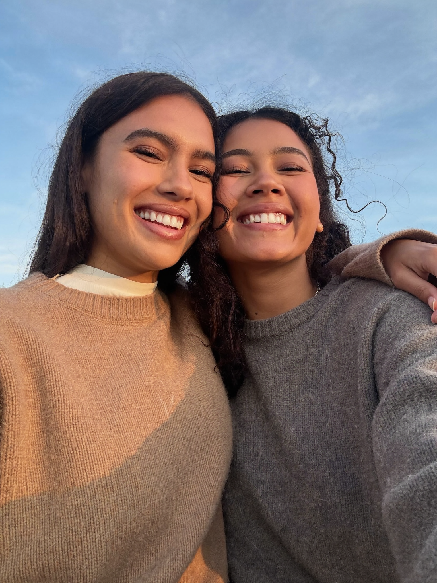 Customer review photo: two friends laughing together